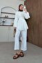 Hesna Balon Sleeve Tunic White - 4