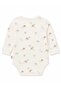 Baby Girl Long Sleeve Snap Bodysuit - 3