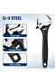 250 MM Adjustable Wrench, Black Oxide Wrench 250 MM with Inch/Metric Scale, Premium Cr-V Steel - 4