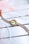 Special Bridal Model Small Case Zircon Stone Gold Color Women's Watch - Steel Band Japanese Machine Special Boxed Gdkb2059C3 - 4