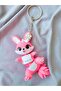 Cute Pink Rabbit Keychain – 3D Printed Figure Keychain (8 cm) - 2