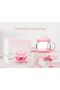 Silk Route - Tea Mug with Strainer Filter Infuser,for Loose Leaf Tea Mushroom Design Cute and Heat Resistant for Women Man Friends Gifts(290ML 9.6oz) (Pink) - 7