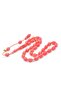 Mustafa Uysal Signed Beyzi Cut Hareli Pink Crimped Amber Prayer Beads 002 - 3