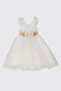 Girl's White Evening Dress