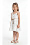 Girls' Dress with Buttons - 3
