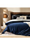 Laurel Bamboo Double Duvet Cover Set 200X220 cm Marin Blue/Soft Blue