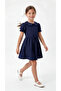 Collared, Bowknot, and Stoned Girls' Dress - 3