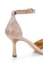 Women's Gold Waterway Thin Heeled Pointed Toe Closed Back Stylish Evening Dress Stilettos - 5