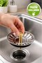 Stainless Steel Sink Drain Strainer 8 cm Kitchen Bathroom Waste Preventive Filter Stopper - 2