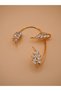 Xuping Women's Copper Color Zircon Stone Ear Wrap Earrings - 3
