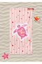 Turtle Heart Pattern Digital Printed Girls' Teen Beach Towel Cotton Beach Towel Sea Towel