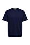 O-Neck Plain Dark Navy Blue Men's T-Shirt 22026726 Onssmart Life Reg Ss Tee