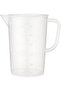 Plastic Measuring Jug, 500 ml Capacity, Transparent