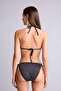 Regular Fit Polka Dot Black Bikini Bottom G4010Ax26Sm - 4