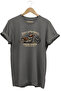 Retro Motorcycle Illustration Printed Cotton Unisex T-Shirt T-Shirt - 2