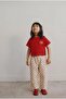 Red Heart Girl's Balloon Jeans Trousers - 2