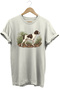 British Pointer Dog Printed Crew Neck Cotton Outdoor and Camping T-Shirt