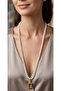 Stoned Pearl Beaded Gold Color Plated Gramweight Necklace - 2