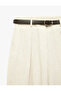 Belted Pocket Detailed High Waist Balloon Pants - 6