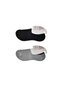 Glb-Stl41414 Black and Gray Women's Ballerina Socks 12 Pairs - 3