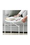 طاولة جانبية معدنية عصرية بتصميم أنيق وحديث، متعددة الاستخدامات. - 5