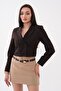 Women's Short Buttoned Blazer Jacket 250218 - 260314 - 4