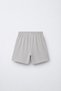 100% Muslin Cotton Unisex Kids Bermuda Shorts |   Elastic Waist Drawstring |   Summer Breathable Fabric - 2