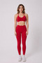 Comfy Model High Waist Gathering Seamless Leggings with Gathered Back - 3