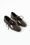 Vaghessa Ferona Women's Shoes Lace-Up Ballet Flats Ribbed Ballet Flats Tie-Up Ballet Flats - 4