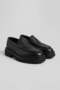 Men's Genuine Leather Antique Floter Loafer Black - 2