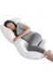 ® Pregnancy Pillow 80 X 130 cm Super Soft Lightweight Maternity Full Body Pillow