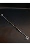 Gold Color Stick Cut Natural Hematite Stone and Silver Color Metal Detailed Zaza Prayer Beads - 4