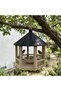 Garden Balcony Type Gazebo, Gazebo Shaped Bird Feeder - Decorative Hanging Bird Feeding Device 19 cm - 5