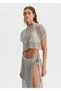 Beachwear Knitwear Skirt Gray - 4