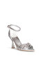 233 Mg Silver Heeled Women's Shoes - 3