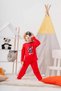 Pirate Patterned Bag and Masked 100% Cotton Boys' Pajama Set - 3