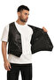 Black 132 Natural Leather Men's Leather Vest - 3