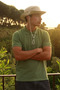 Men's Buttoned Loose 3-Piece Polo Collar T-Shirt - 6