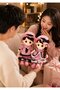 Set of 2 Cute 45CM Plush Dolls Couple with Pink Outfits, Soft Stuffed Toys for Wedding Bedroom Decor & Valentine's Day Gifts - 6