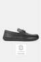 Men's Black Genuine Natural Leather Daily Loafer Shoes