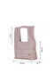 Pink Leather Women's Portfolio Bag - 3