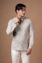 Slimfit Self-Striped Collar Buttoned Lycra Summer Shirt