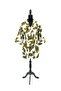 White Yellow Floral Patterned Midi Length Viscose Women's Kimono