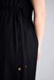 Regular Fit Wrinkled Textured Round Neck Batwing Sleeve Midi Dress G1131Ax26Sp - 5