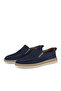 , Men's Genuine Leather Casual Shoes 161423Z35 Navy Blue - 5