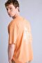 100% Cotton Boxy Fit Back Print Short Sleeve T-Shirt H7184Ax26Sm
