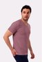 Organic Cotton Dried Rose Men's Short Sleeve V-Neck T-Shirt - 2