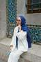 C Desen Premium Shawl-Sax Blue - 3