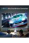 Mini 4K Gaming Projector with Wireless Gamepad & 3D Support - 3