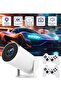 Mini 4K Gaming Projector with Wireless Gamepad & 3D Support - 2